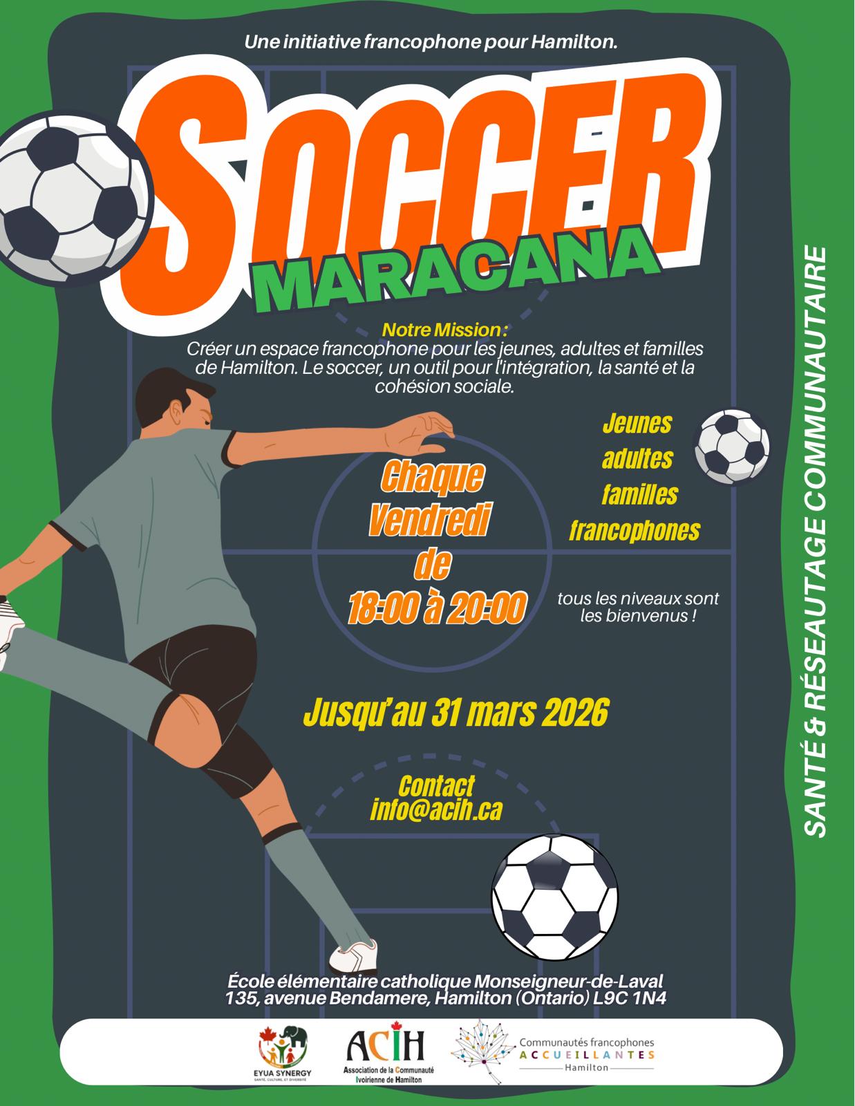 SOCCER MARACANA SANTÉ ET RÉSEAUTAGE COMMUNAUTAIRE