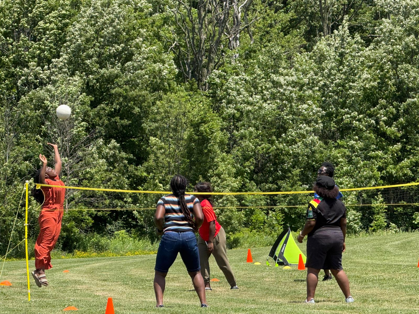 Pratique de volleyball féminin